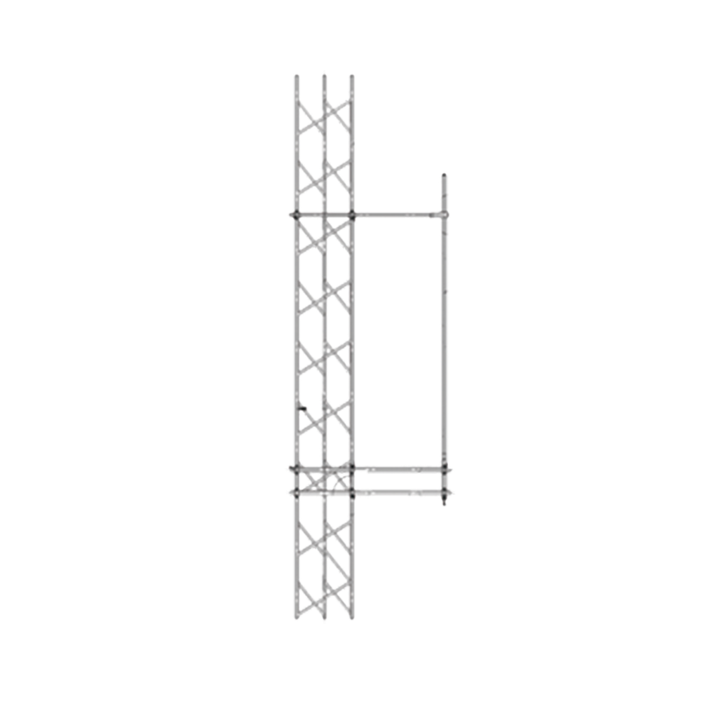 Montaje Lateral Ajustable en Kit para Montaje de Antenas de 6.35 cm. de Diámetro-Base y 91 cm. de Distancia de Separación a la Torre.