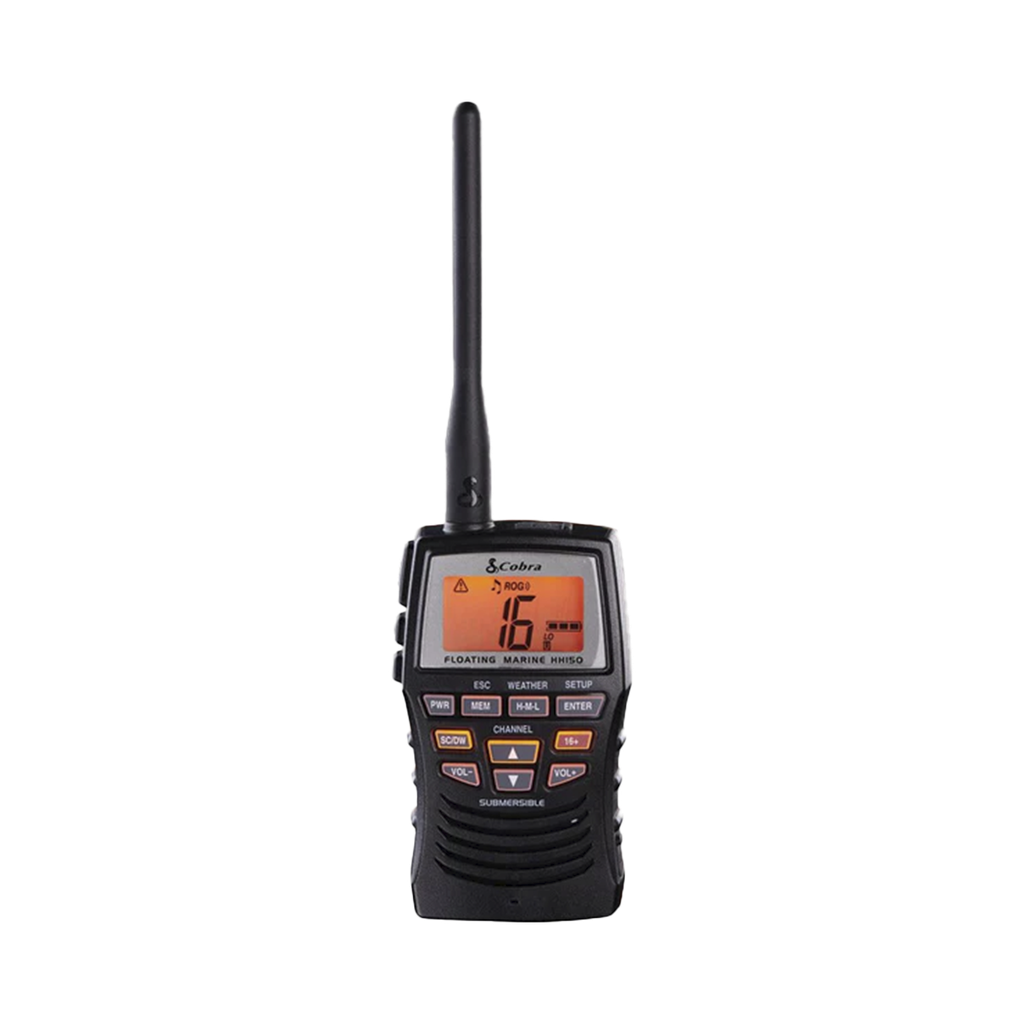 [MRHH150FLT] Radio portátil marino flotante y sumergible con potencia de RF de 3 Watts.