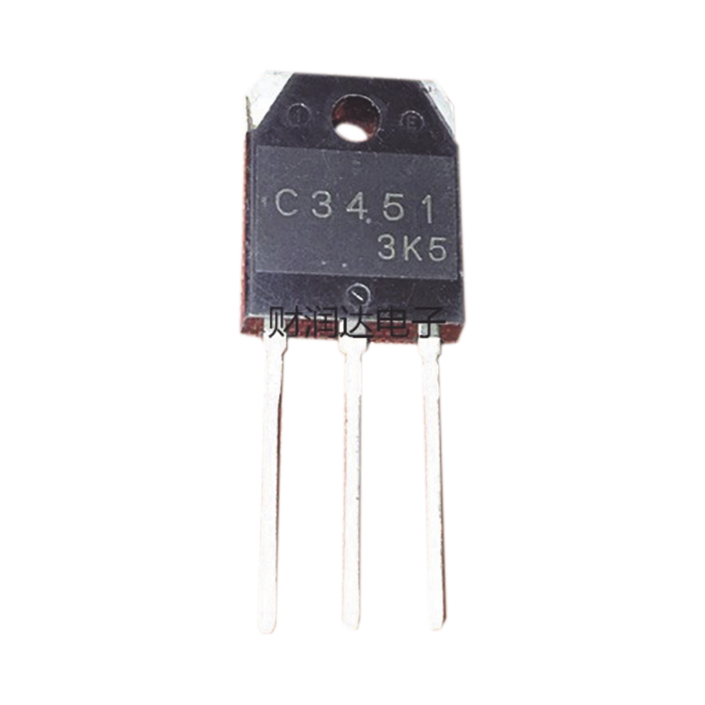 Transistor de Potencia en Silicio tipo NPN, 500 Vc-b, 15 A. 100 Watt, TO-3PA .