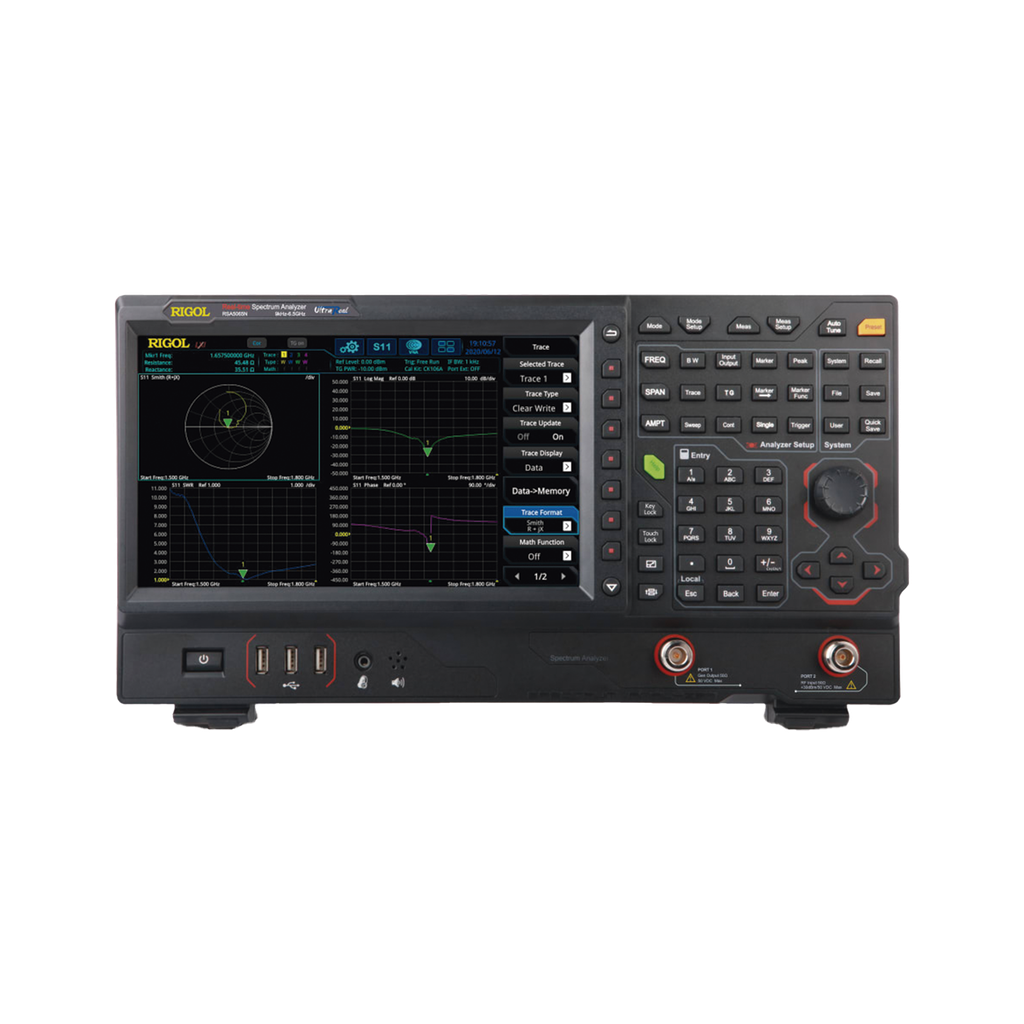 [RSA5065N-OCXO] Analizador de Espectro de 9 kHz a 6.5 GHz, con Tracking Generator y VNA, 0.1 PPM, S11 y S21.