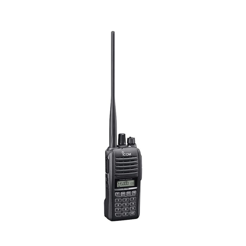 [ICT10] Radio portátil doble banda VHF/UHF, con 5 W de potencia de RF en ambas bandas.