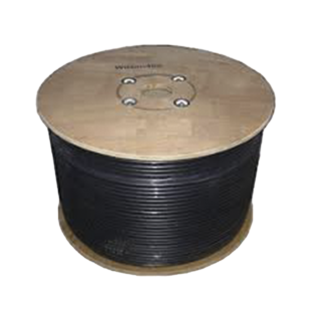 Carrete de cable coaxial de baja perdida WILSONRG11 tipo RG11. 75 Ohm de impedancia. 152.4 m