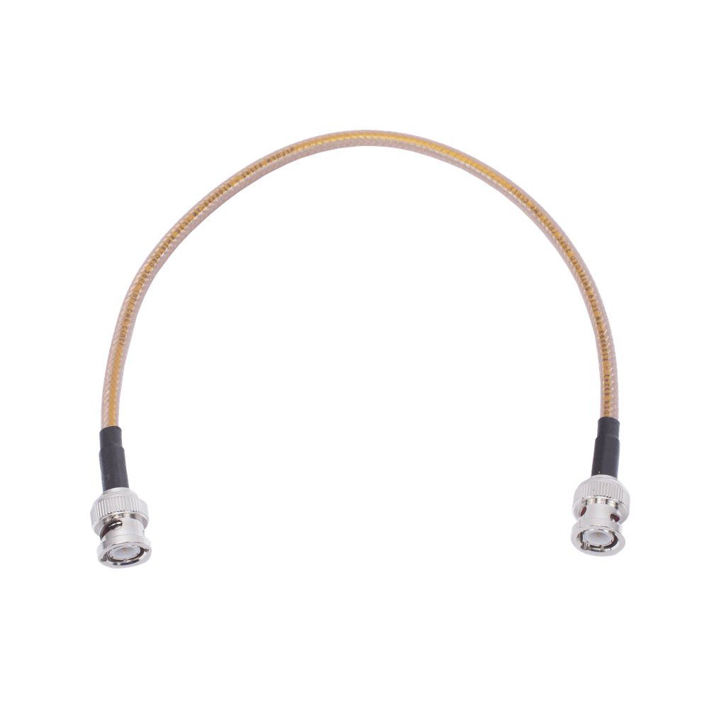 Jumper de 30.5 cm con cable LP142 BNC Macho a BNC Macho.