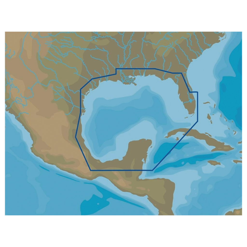 [M-NA-D064-MS] Carta de navegación del Golfo de México en 4D compatible para pantallas multifuncion FURUNO modelos GP1871F, GP1971F, GP1670, GP1670F, GP1870 y GP1870F