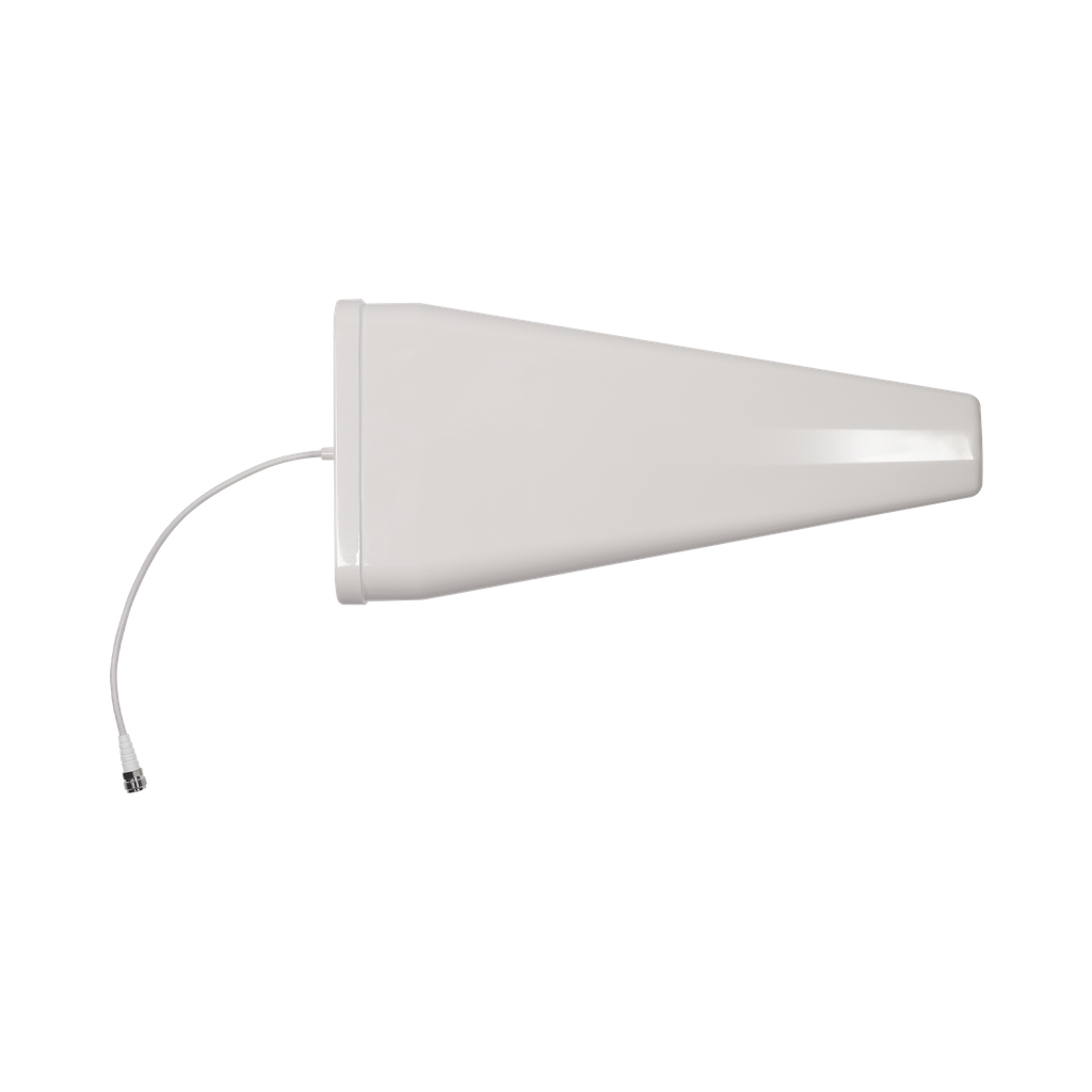 [311-245] Antena Direccional de Banda Ancha de Alto Desempeño, 600-960 MHz / 1425-4000 MHz, conector N hembra. 50 Ohm de impedancia.