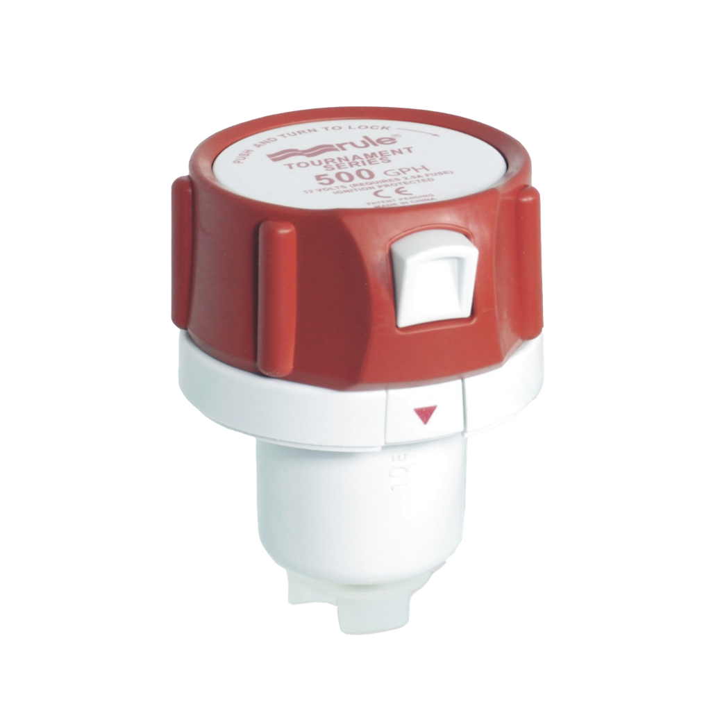 [45DR] Bomba de reemplazo para serie Tournament de 500 galones por hora, a 12 Volts de corriente directa.