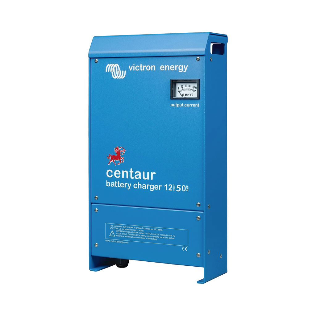 [CC12/50] Centaur 12/50 / Cargador de Baterías 12V, 50A / Para Ambientes Marinos y Terrestres. /  Bancos de 200 a 500 Ah