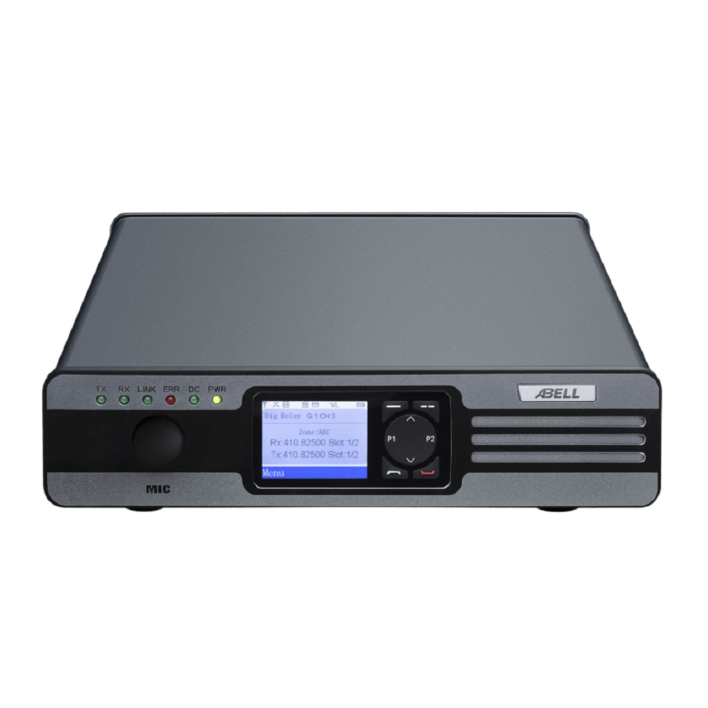 [R5020-400] Repetidor de Frecuencia Única / Rango de Frecuencia UHF 400-470 MHz / Capacidad 1600 Canales / Pantalla LCD IPS 2.0 pulgadas / Ligero 3.2 kg / Protocolo ETSI TDMA DMR / Alimentación AC-DC