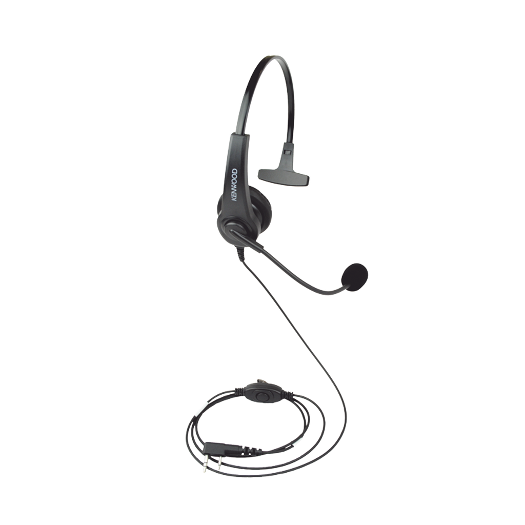 Diadema ligera con micrófono con PTT-Mini Boom con proteccion NX-1200 NX-1300 NX-3220 NX-3320 NX-240 NX-340 TK-2312 TK-3312 TK-2402 TK-3402 TK-2000 TK-3000 TK-3230