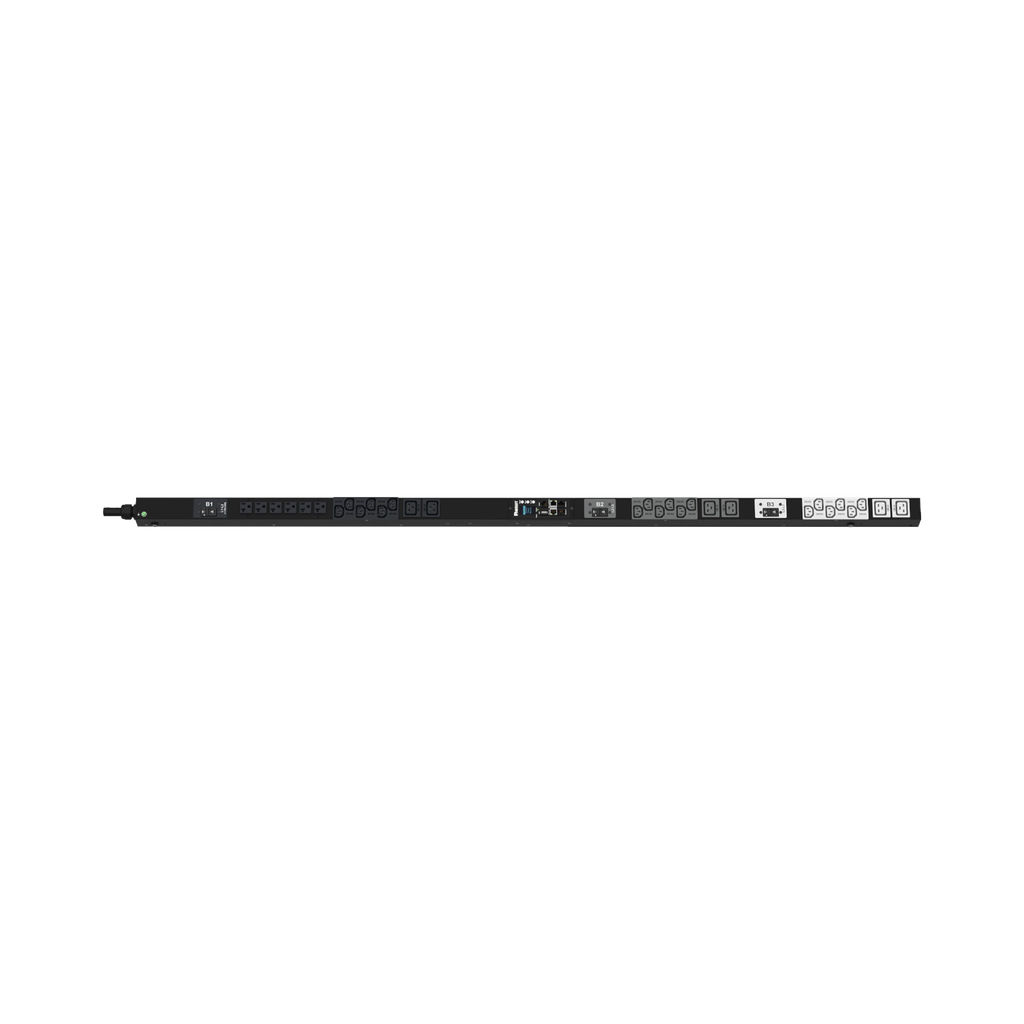 [P30D02G] PDU G6 Monitoreable (MI) para Distribución de Energía, Enchufe de Entrada NEMA L21-30P, Con 18 Salidas C13 y 6 C19, de Instalación Vertical, 208 Vca, 30 Amp