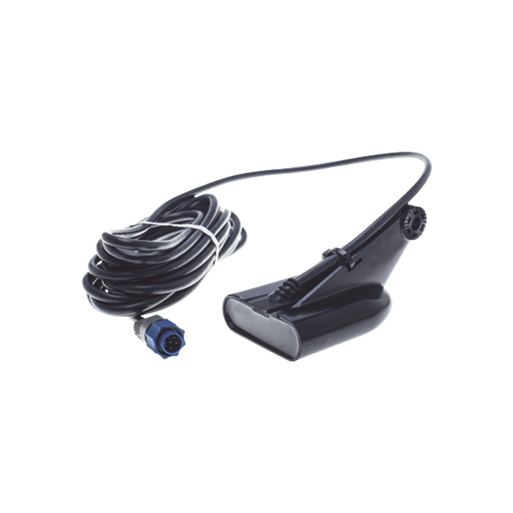 Transductor Dual Frecuencia HST-DFSBL / 50 kHz y 200 kHz / Profundidad Máxima 900 m / Medición de Temperatura / Montaje en Popa / Compatible con SonarHub y Simrad NSS