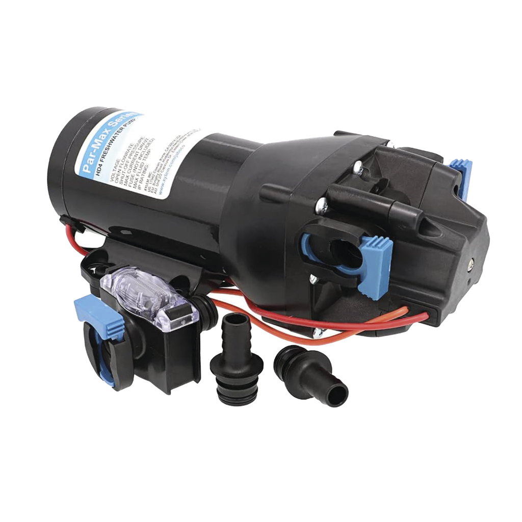 Bomba controlada por presión Par Max HD 4 a 24 Vca, alta presión 40 psi 15 lpm / 4 gpm