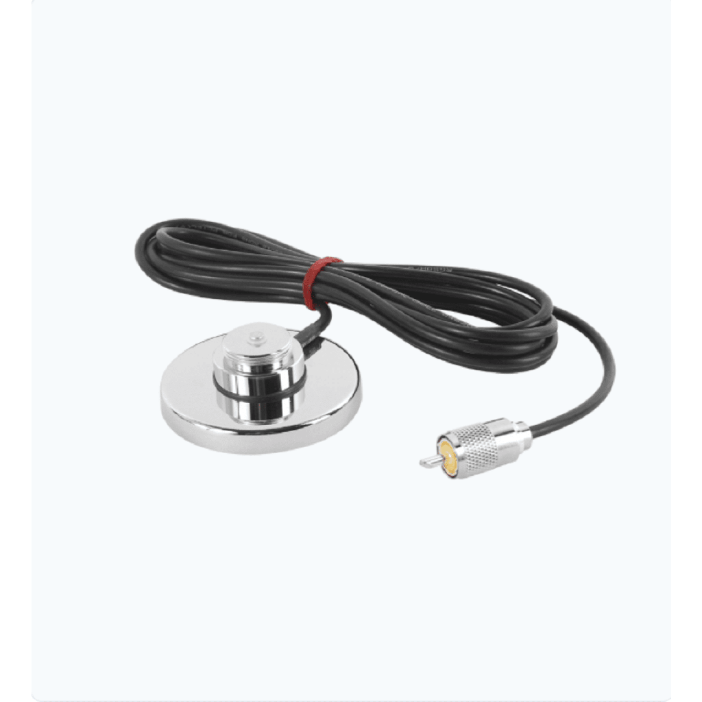 Montaje Magnetico con 3.5 m Cable Coaxial RG58U, Conector PL259