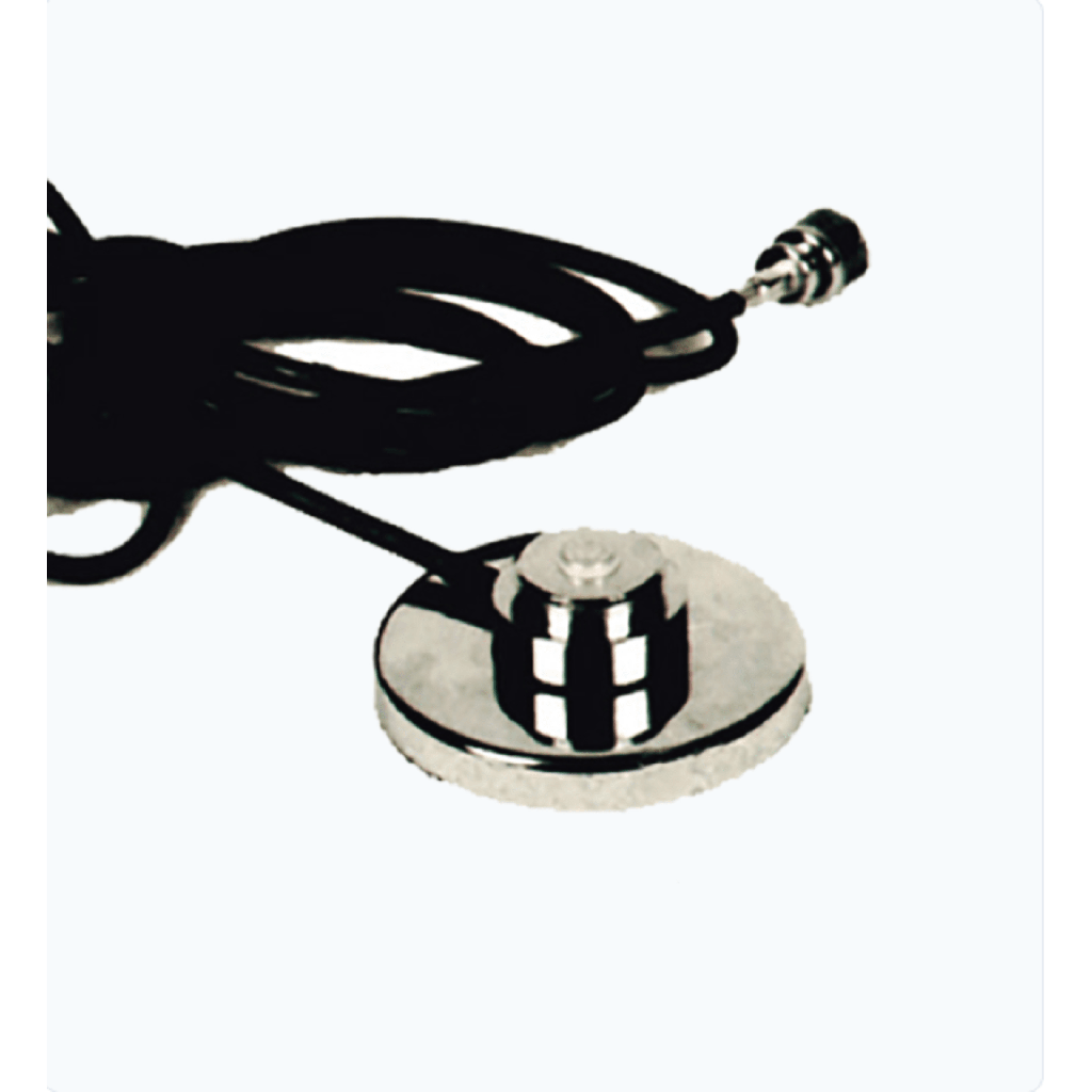 [TXGPL] Base Magnética con 3.5 Metros Cable  RG58U, Conector Mini-UHF