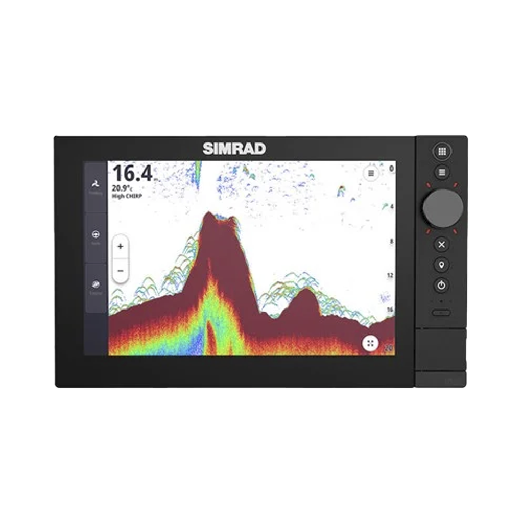 Pantalla Multifunción NSS 4 de 10 Pulgadas / Controles Híbridos / Procesador Qualcomm® 8-núcleos / Sonar Integrado 1kW CHIRP / Personalización Completa / Compatible con Simrad Suite