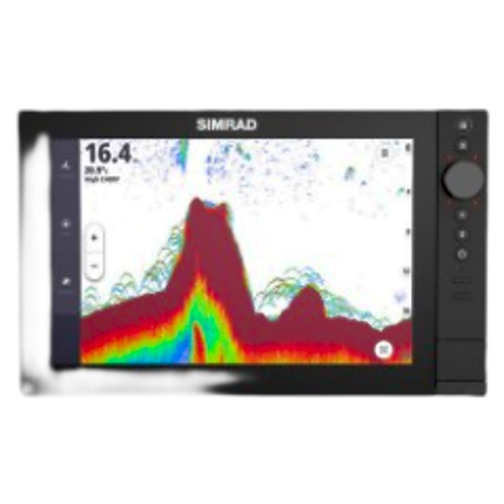 Pantalla Multifunción NSS 4 de 12 Pulgadas / Controles Híbridos Touch-Rotary-Teclado / Procesador Qualcomm 8-Core / CHIRP Echosounder Integrado / Compatibilidad Simrad Suite / Personalización Completa