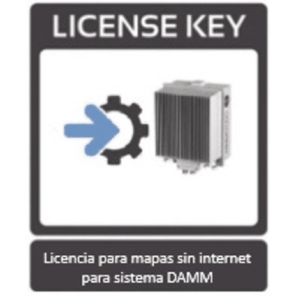 Licencia de mapas OFFLINE para sistema de despacho DAMM