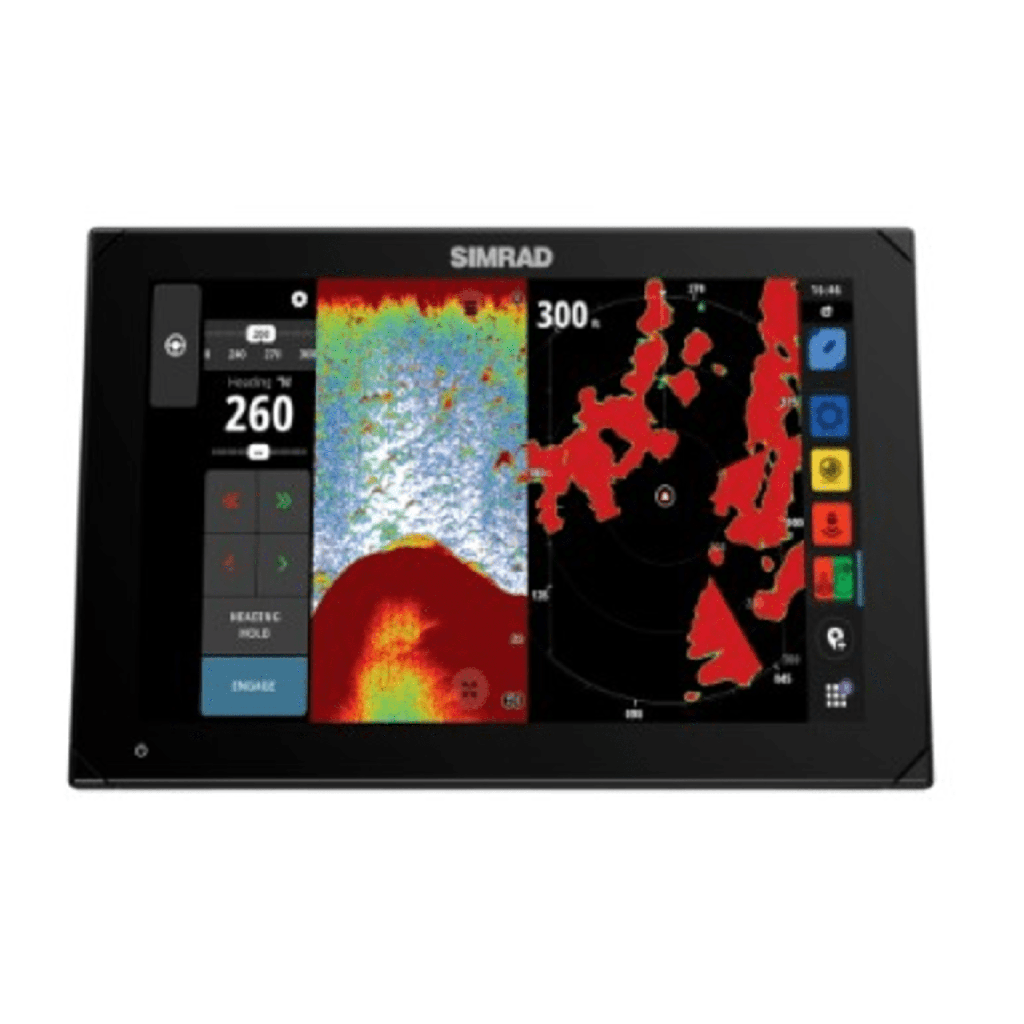 Sistema de Navegación NSX 3012 / Pantalla Táctil SolarMAX IPS HD / Integración Total con Mercury SmartCraft y VesselView / Compatibilidad con Radar HALO / Conectividad Ethernet y USB / Redes NMEA 2000 / Compatibilidad con Cámar