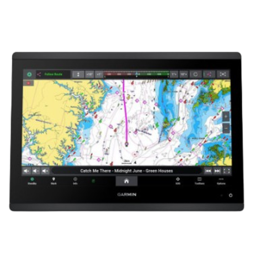 Plotter de Navegación Marina / Pantalla Táctil FHD IPS 15.6 / GPS + GLONASS + Galileo / Compatible con NMEA 2000 y 0183 / IPX7 / 2 Tarjetas microSD / 5000 Waypoints / 50 Tracks Guardados / 100 Rutas / Compatible con AIS y DSC