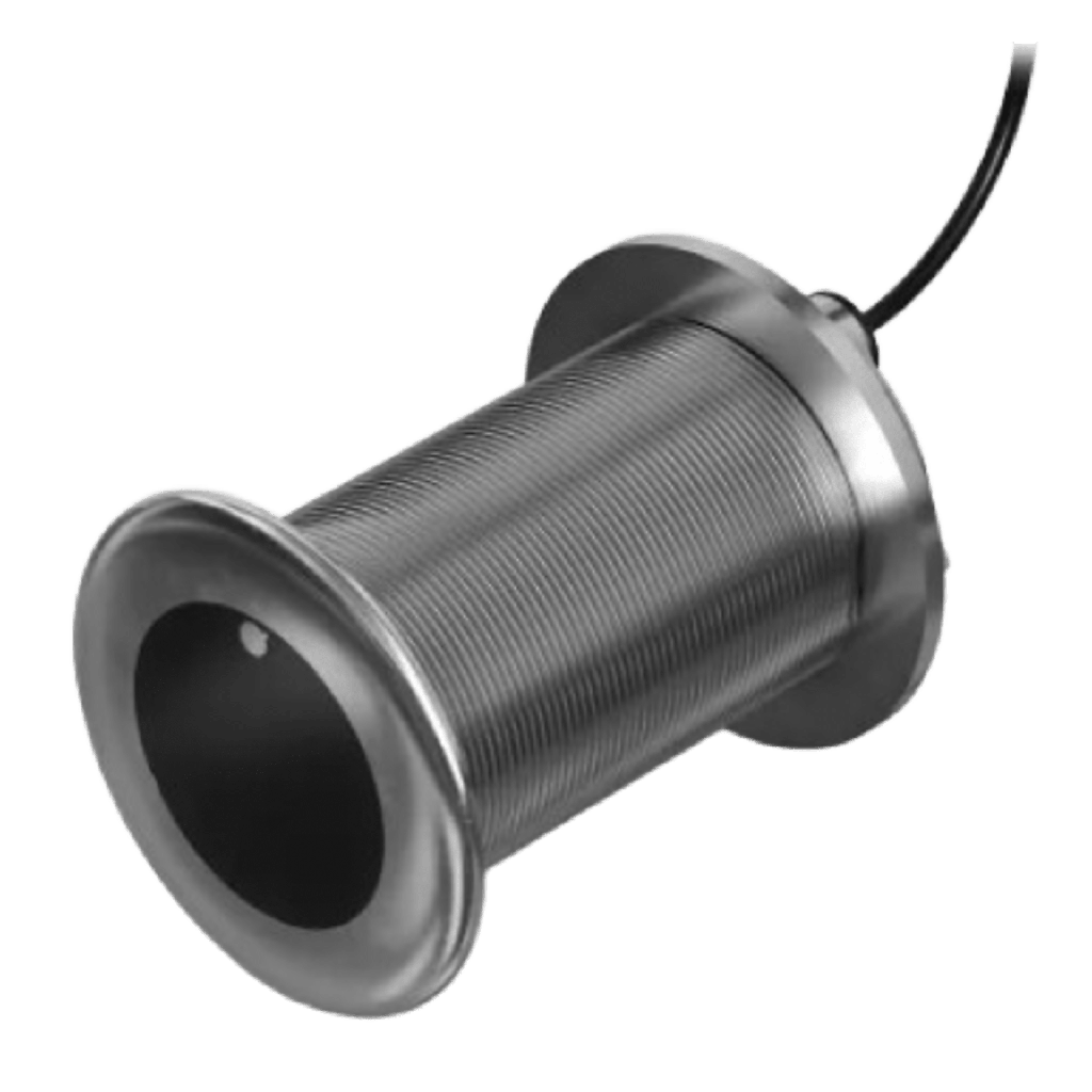 Sonda de Pesca CHIRP GT15M-THF / Banda Media 85-165 kHz / 600 W / Profundidad Máxima 365 m Agua Salada 580 m Agua Dulce / Ancho de Haz 24°-16° / Compatible con RapidReturn? / Cable 15 m / Carcasa Acero Inoxidable