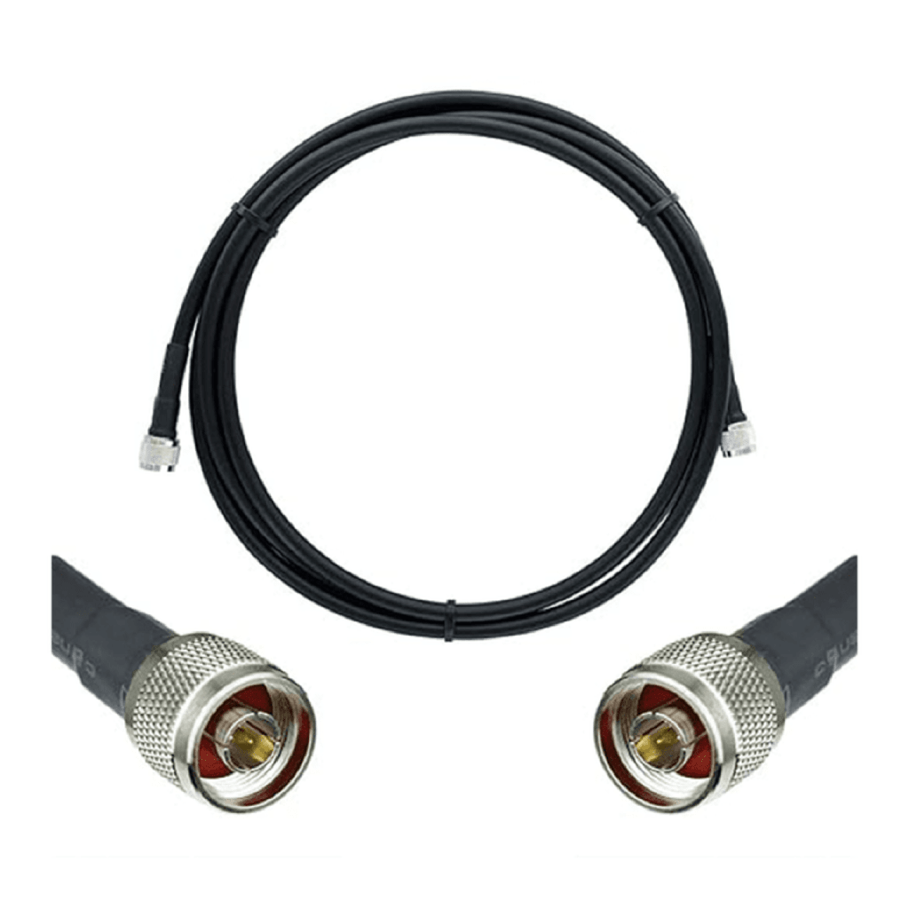 [9523-30] Jumper Coaxial de 50 Ohm con Cable Wilson-400 | Conector N Macho en los extremos | 9.14 metros de longitud.