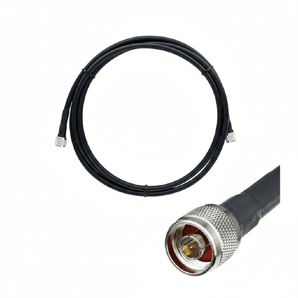 [EP-JC405-NN3] Jumper Coaxial con Cable epcom405 | Conector N Macho en los extremos | 60 centimetros de longitud.