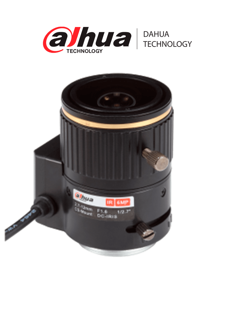 [DH-PFL2712-E6D] DAHUA PFL2712 - Lente varifocal de 6MP 1/2.7" de 2.7-12mm