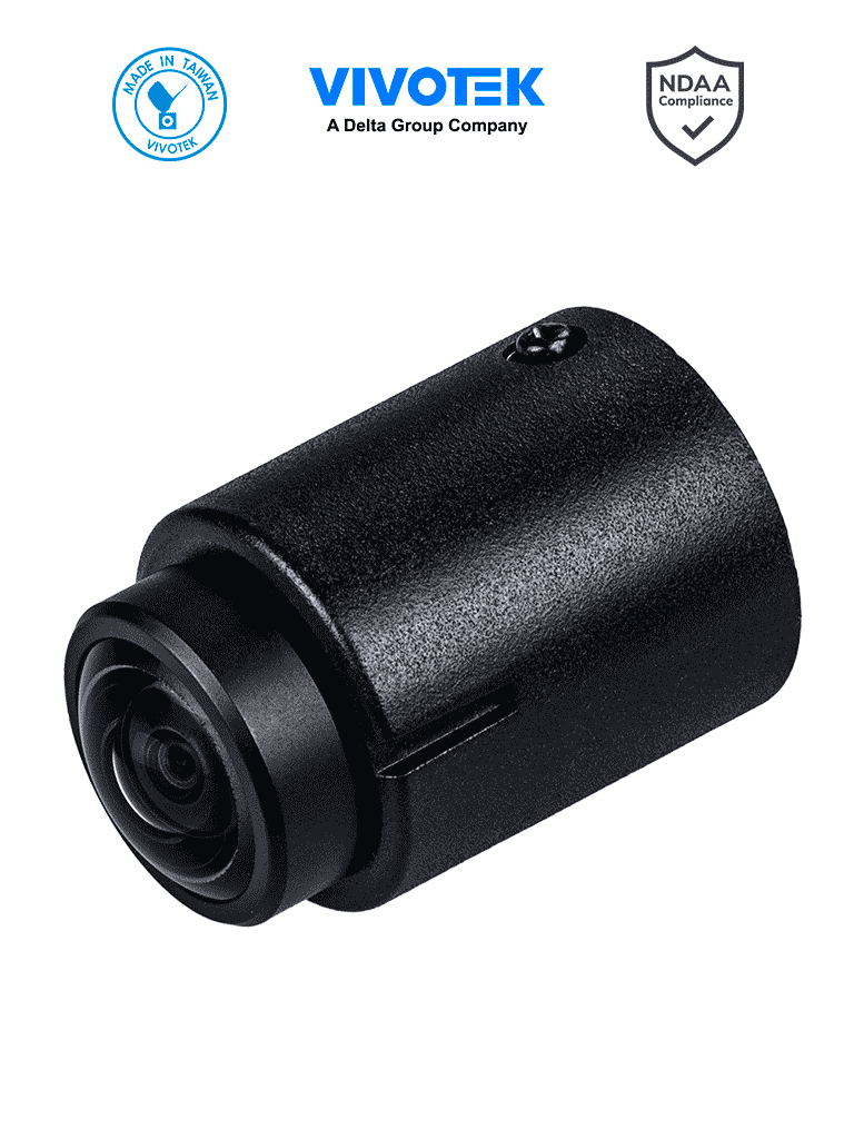 [CU9183-H] VIVOTEK CU9183-H - Lente cilindrico tipo Fisheye, 5 Megapixeles, WDR PRO, Lente fijo 1.22mm, Cable de 5 metros