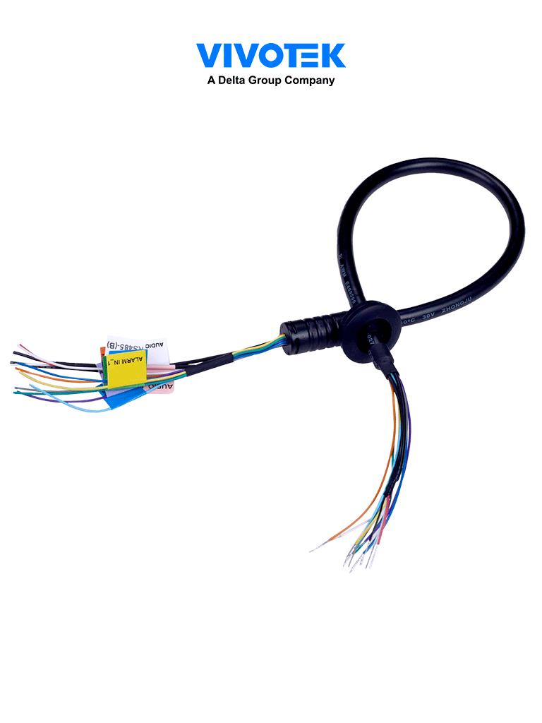 [AO-008] VIVOTEK AO-008 - Cable combo de conexiones I/O para modelos speed dome SD9368-EHL, SD9384-EHL, SD9394-EHL