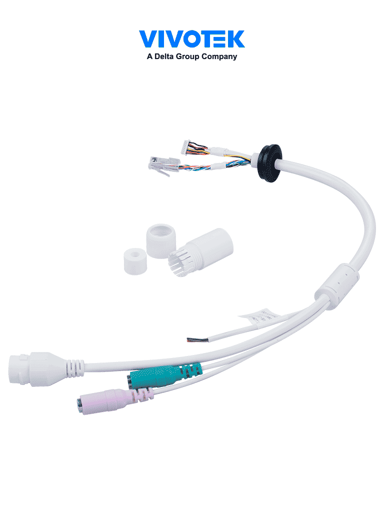 [AO-015] VIVOTEK AO-015 - Cable de conexiones I/O y Audio para camaras domo exteriores modelos: FD9399-EHV, FD9399-EHTV, FD9389-EHV-V3, FD9389-EHTV-V3, MA9311-EHTV, MA9312-EHTV