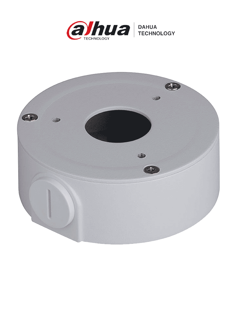 [DH-PFA134] DAHUA PFA134 - Caja de conexiones para cámaras bullet Dahua HFAW1000R, HFAW1100S, HFAW1200RM, HFAW2401S, HFW1120S, HFW1320S y HFW1320SW. Ideal para una instalación ordenada y segura, asegurando una gestión eficiente de cables.