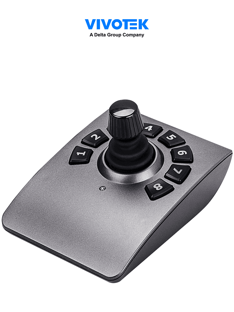[AJ-001] VIVOTEK AJ-001 - Control de palanca joystick para NVR, PTZ y Software VAST 2, VSS VIVOTEK con 8 teclas y conector USB