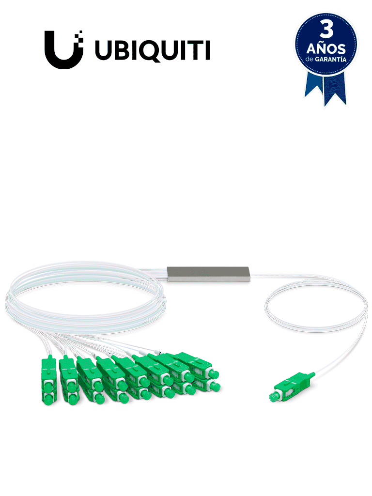[UF-SPLITTER-16] UBIQUITI UF-SPLITTER-16 - Divisor de fibra óptica con 16 salidas, compatible con dispositivos UF-OLT y UF-OLT-4. #DicUBI