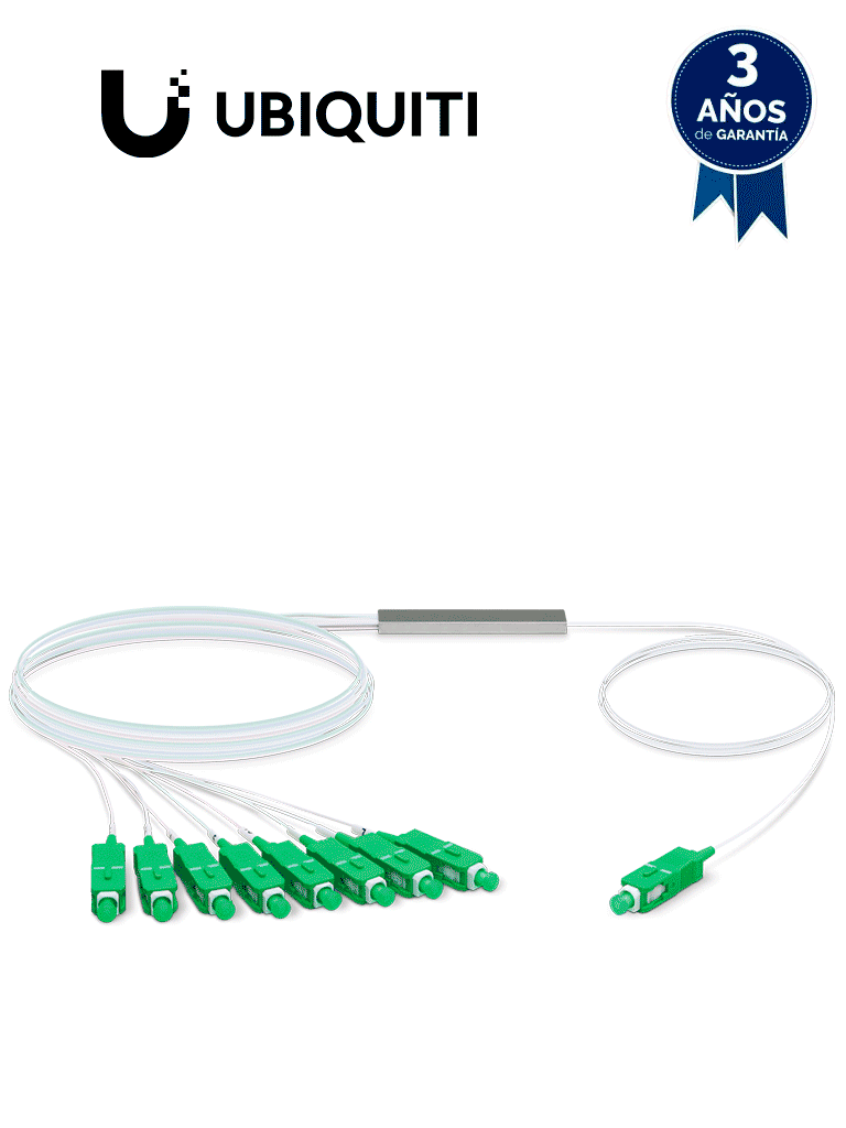 [UF-SPLITTER-8] Ubiquiti UF-SPLITTER-8 -Divisor de fibra óptica con 8 salidas, compatible con dispositivo UF-OLT & UF-OLT-4
