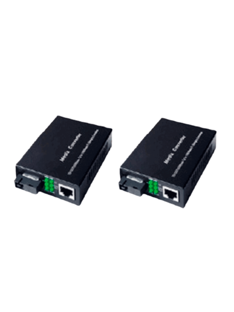 [GMC111CS+GMC112CS] TCE - GMC11CS+GMC112CS - Par de convertidores de medios VDM Monomodo, 1 puerto RJ45 10/100/1000, 1 puerto SC/UPC, hasta 20KM #FO#NUEVO1M