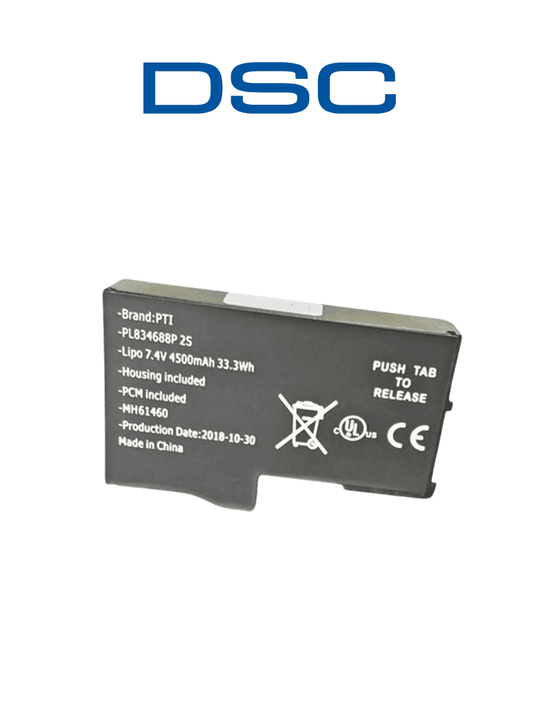 DSC 17000179 - Repuesto de Batería De Respaldo Para Paneles Iotega WS9xx #MCI2 #DSCMCI