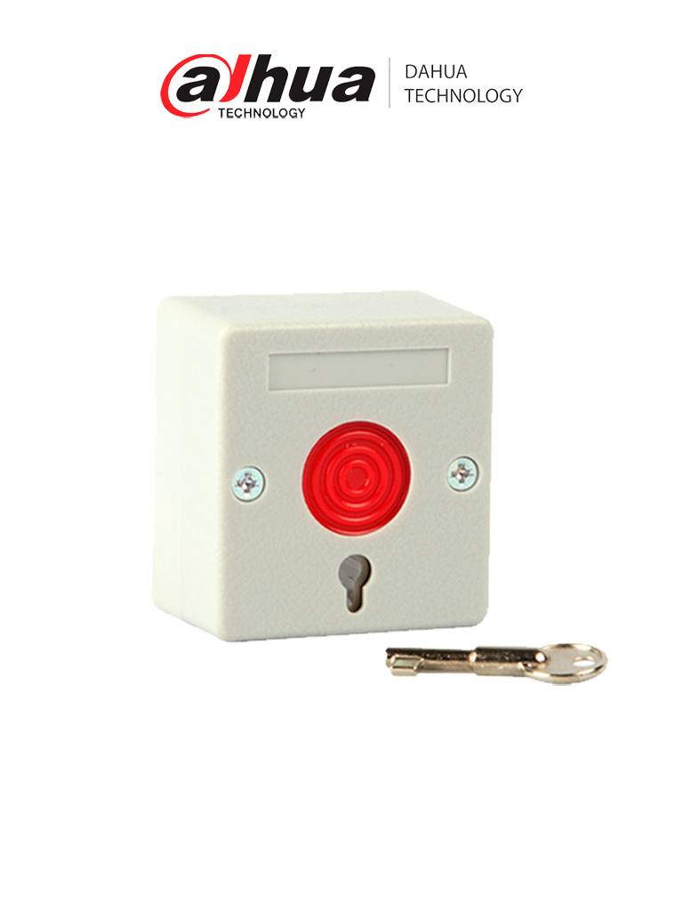 [DHI-ARD812] DAHUA DH-ARD812 Botón de pánico/ Montaje en superficie con tornillos/ Funciona en una amplia gama de entornos /Funciona sin fuente de alimentación.