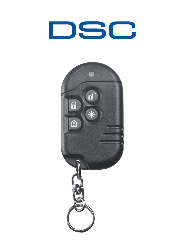 [PG9939] DSC PG9939 - Llavero de 4 botones programables Inalámbrico Power G con una quinta función compatibles con NEO, PRO, Qolsys e IoTega #PLANDEBENEFICIOS25 #CER