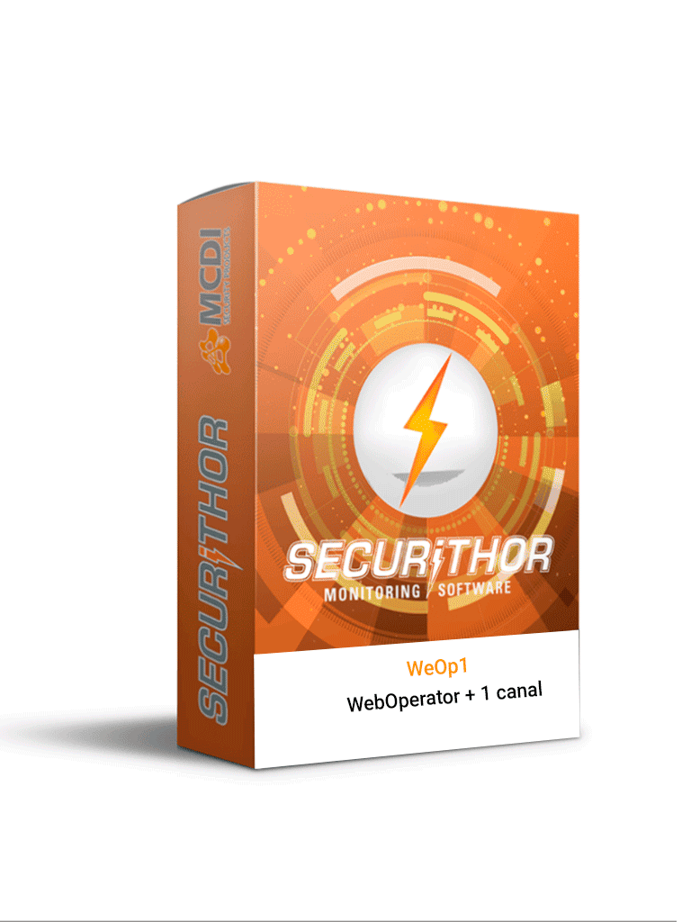[WebOp1] MCDI SECURITHOR - WebOperator + 1 canal