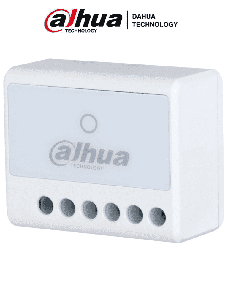 [DHI-ARM7011-W2] DAHUA DHI-ARM7011-W2 - Relevador inalámbrico, Una salida de relevador NO/NC, Pulso seco, Entrada de 0-36 V CD, Una entrada adicional de tamper, App DMSS, Frecuencia 433 MHz, Tecnología: AirShield, Compatible con HUB 1.0 y HUB 2.0