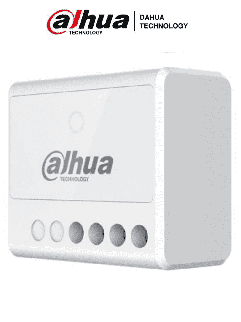 [DHI-ARM7012-W2] DAHUA DHI-ARM7012-W2 - Interruptor inalámbrico, Una salida de relevador NO/NC de 100-240 V CA, Corriente máxima de 13 A, Entrada de 100-240 V CA 50/60 Hz, App DMSS, Frecuencia 433 MHz, Tecnología: AirShield, Compatible con HUB 1.0 y HUB 2.0