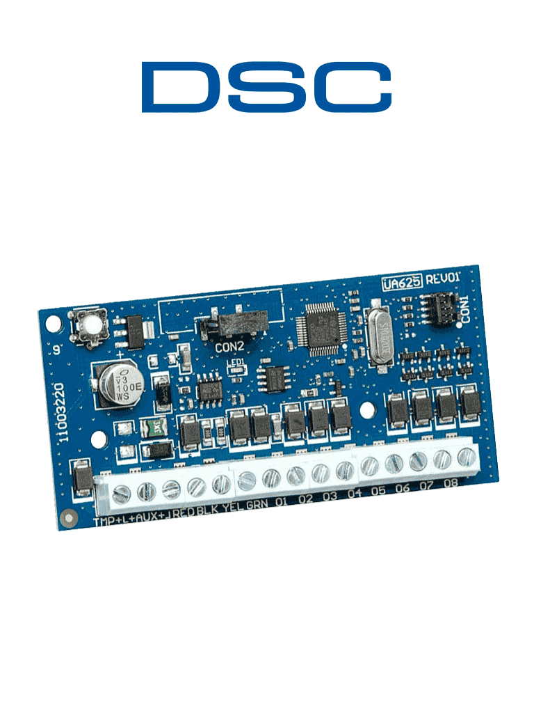 DSC HSM2208 - Módulo Expansor de 8 Salidas Programables de baja corriente compatible con panel NEO, PRO #Qolsys #MCI2 #DSCMCI