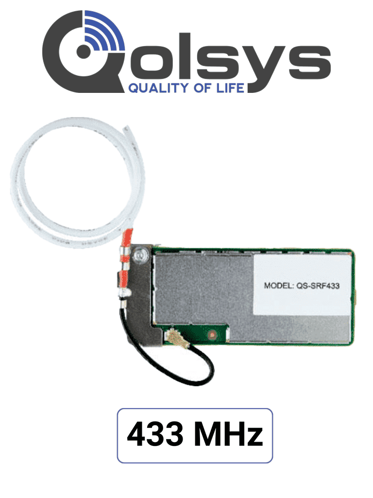 [QC0004-840] Qolsys IQCard 433 MHz - Permite retomar instalaciones que utilizan sensores en 433MHz y actualizar el sistema con los nuevos paneles IQ panel de 4ta generación