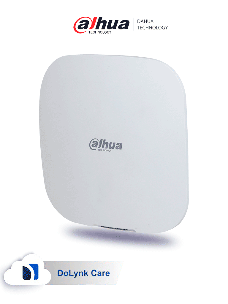[DHI-ARC3000H-W2] DAHUA DHI-ARC3000H-W2 - Panel de alarma inalámbrico HUB 1.0, WiFi/Ethernet, 150 dispositivos (6 sirenas, 64 controles, 8 teclados, 4 repetidores), Batería de respaldo, Buzzer, LED indicador, App DMSS, Frecuencia 433 MHz, Tecnología: AirShield