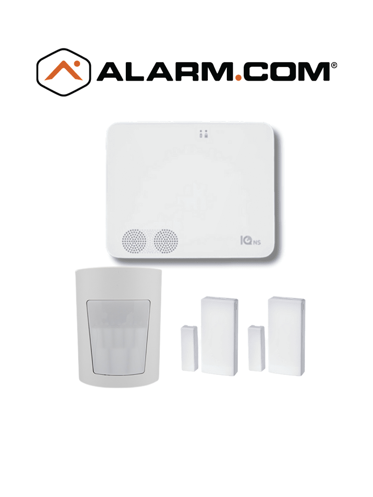 QOLSYS IQNS PACK - Paquete que contiene Sistema de Alarma IQ NS ALARM.COM autocontenido sin pantalla, Power G 915 Mhz 1 sensor PIR inalámbrico PGP9914 y 2 sensores magnéticos inalámbricos PG9303 #PLANDEBENEFICIOS #LEÓN