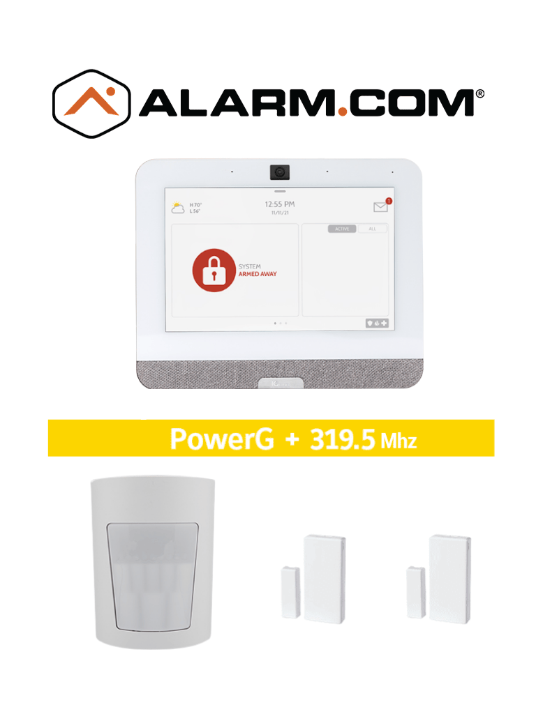 QOLSYS IQ4 PACK - Paquete de Alarma IQPanel4 incluye Panel Autocontenido, con Pantalla Táctil de 7", Power G 915 Mhz+Qolsys S-Line 319.5 Mhz. 4 Bocinas integradas, 2 Magnéticos Inalámbricos PG9303 y 1 PIR Inalámbrico PGP9914 #PLANDEBENEFICIOS #LEÓN