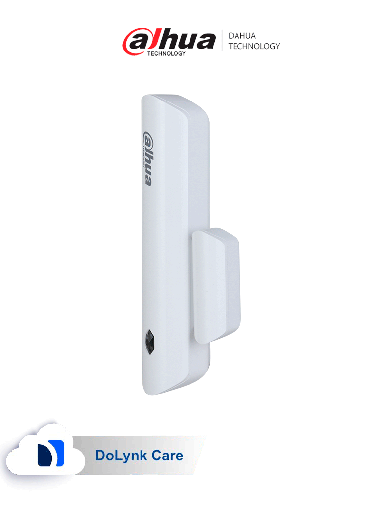 [DHI-ARD323-W2(S)] DAHUA DHI-ARD323-W2(S) - Contacto magnético inalámbrico para interior, Compacto, Entrada de contacto seco, LED indicador, Alarma de batería baja, App DMSS, Frecuencia 433 MHz, Tecnología: AirShield, Compatible con HUB 1.0 y HUB 2.0