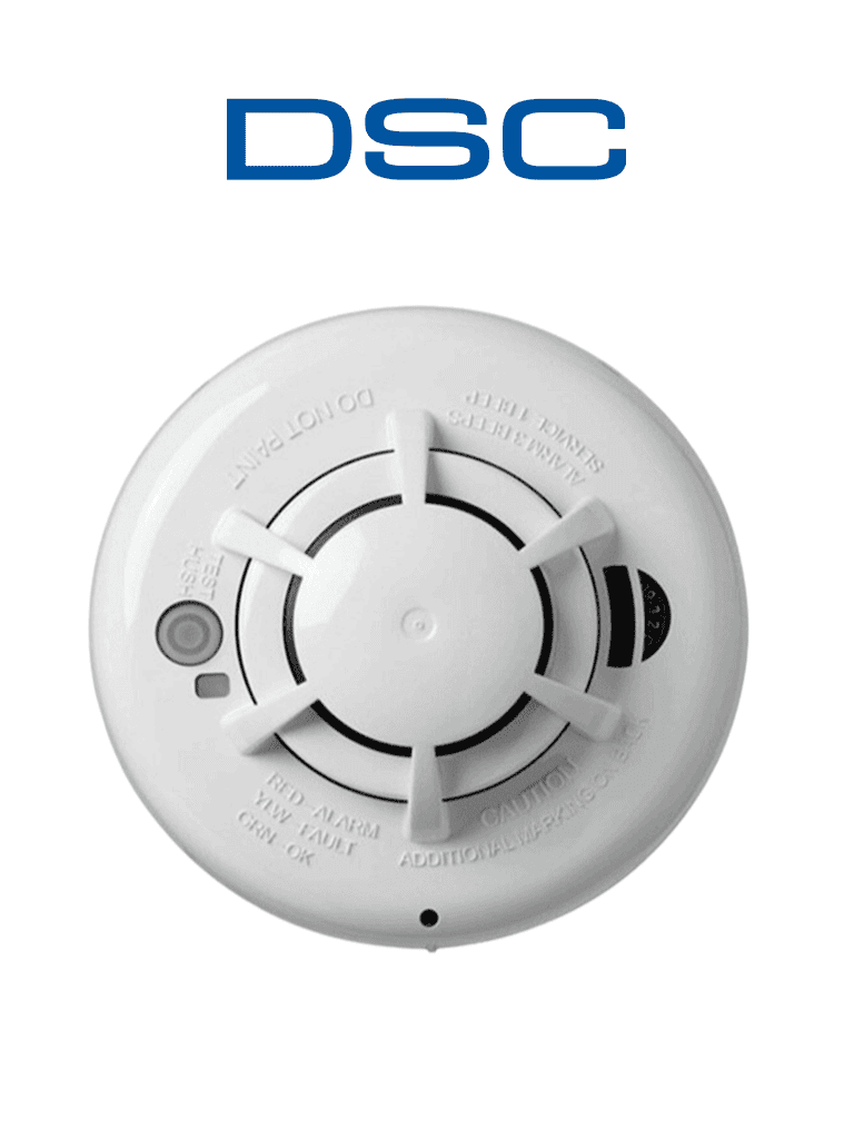 [PG9936] DSC PG9936 - Detector de humo y calor inalámbrico con tecnología Power G compatible con NEO, PRO, Qolsys e IoTga #TRICOLOR