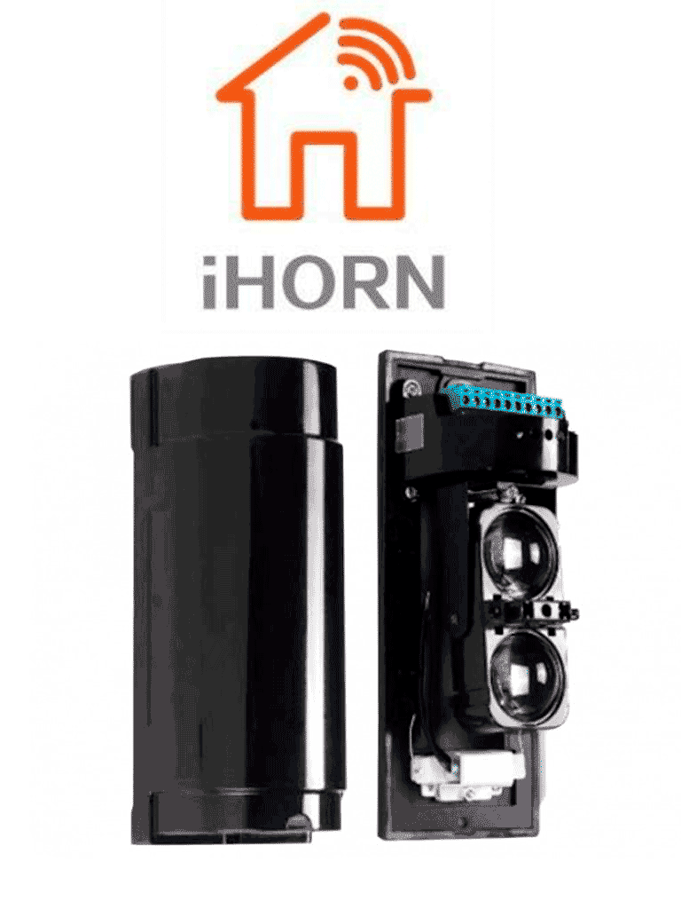 [ABT-60] IHORN ABT60- Detector por doble haz de luz (fotocelda) / Distancia hasta 60 Mts / Velocidad de respuesta 50mS / 12 VDC compatible con paneles IHORN / RISCO / DSC / BOSCH