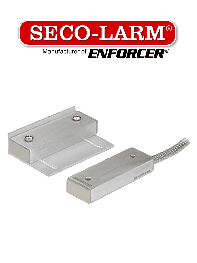 [SM-4601-L3Q] Seco-Larm SM-4601-L3Q - Contacto magnético industrial Compatible paneles DSC / RISCO / BOSCH